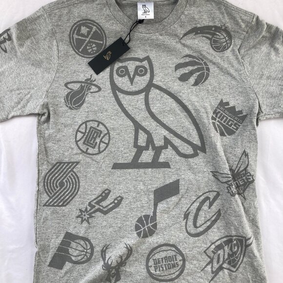 RARE NWT OVO NBA Team T-shirt Basketball October's Very Own SMALL - Picture 1 of 4